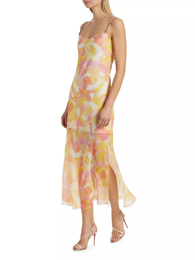 Generation Love Marcella Abstract Voilé Midi-Dress 2