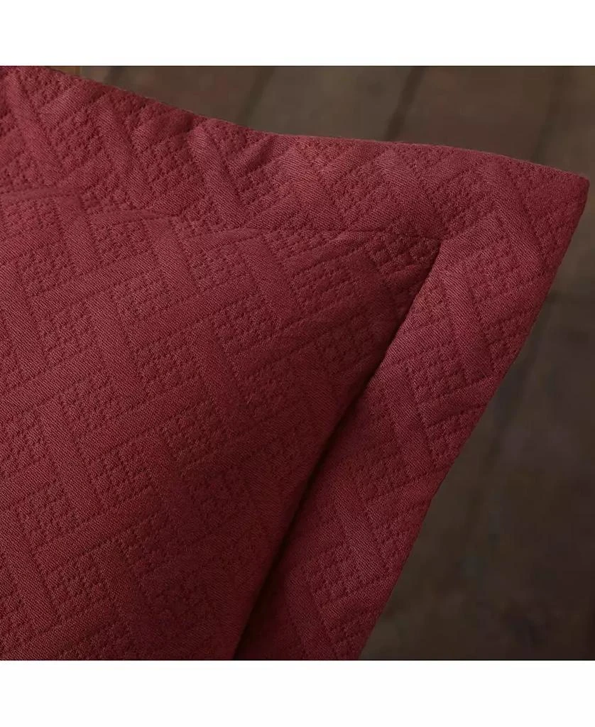 Superior CLOSEOUT! 100% Cotton Basketweave Matelasse All-Season 3-piece Coverlet Set 4