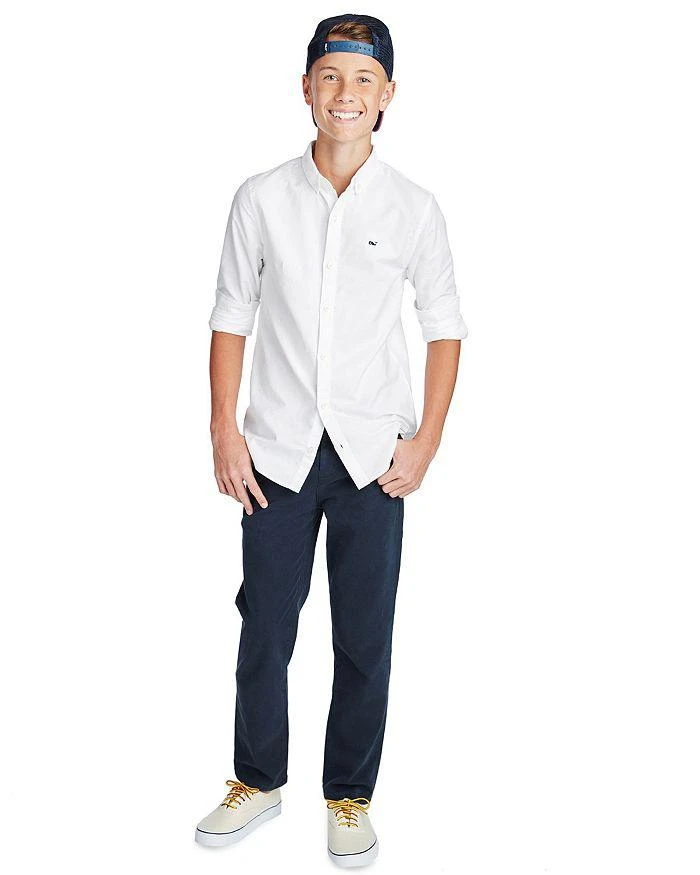 Vineyard Vines Boys' Cotton Oxford Whale Shirt - Little Kid, Big Kid 3
