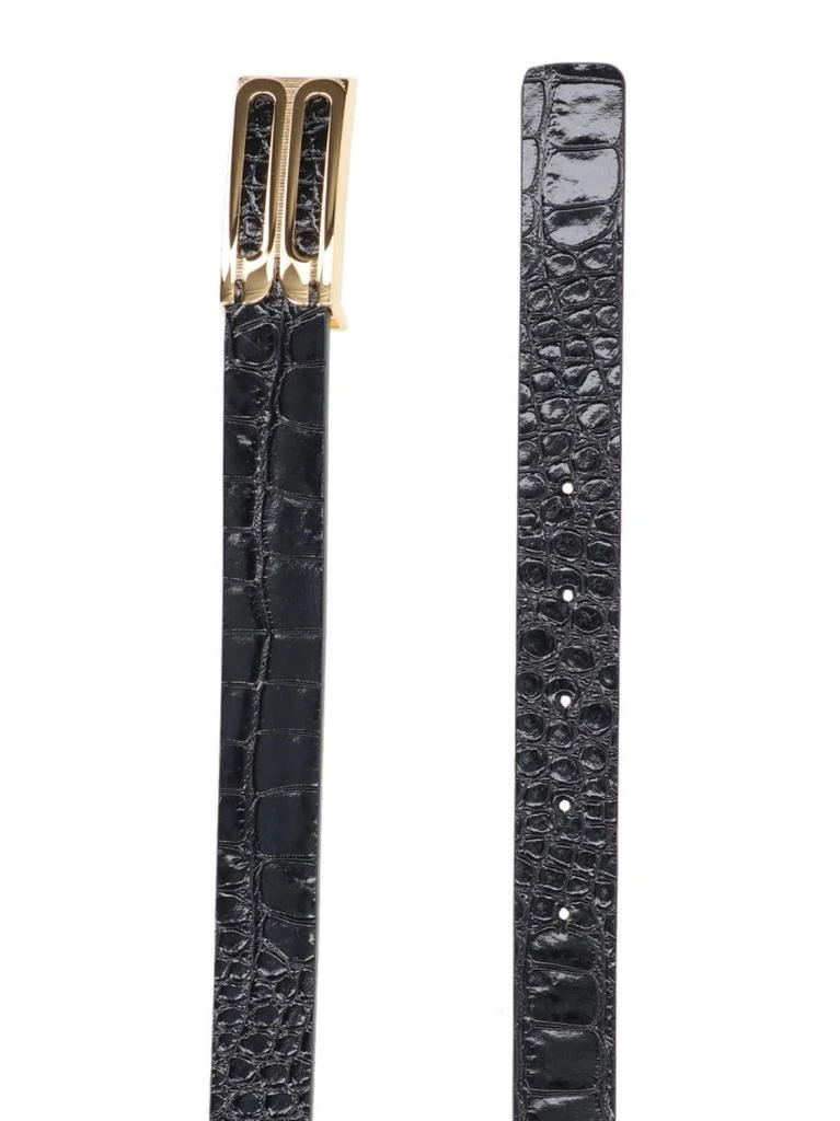 Victoria Beckham "Jumbo Frame" Belt Black 2