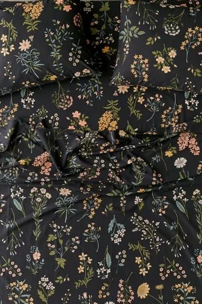 Urban Outfitters Myla Floral Printed Sheet Set 1