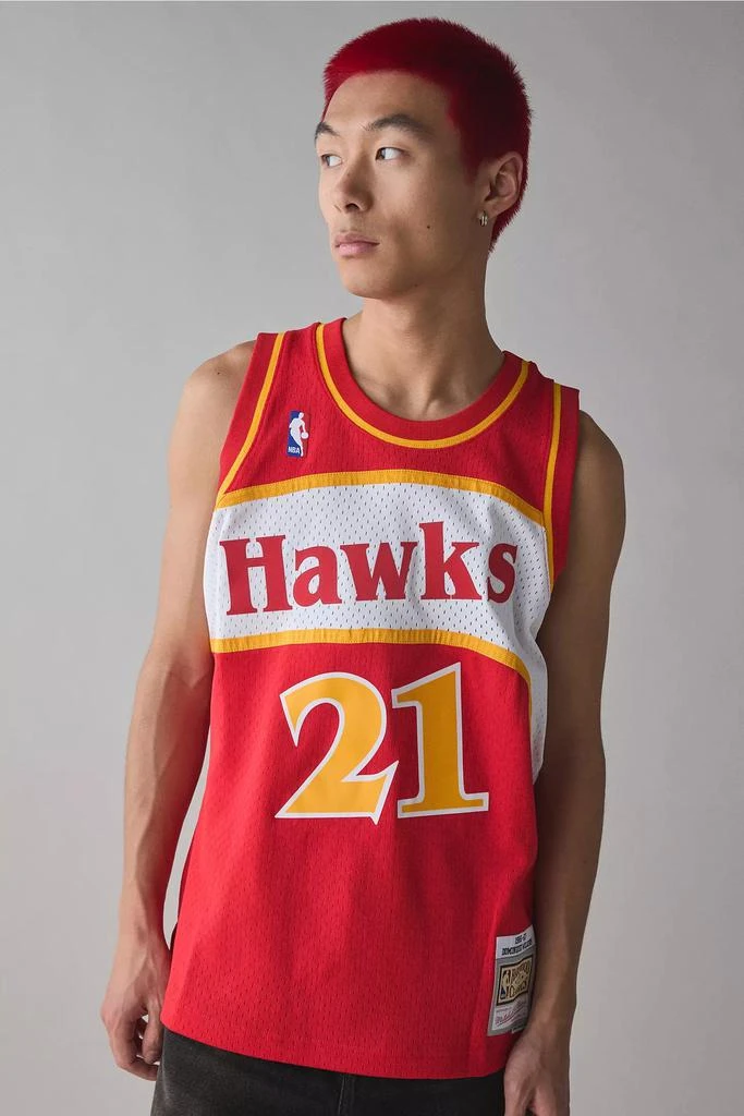 Mitchell & Ness Mitchell & Ness NBA Atlanta Hawks 1986-87 Dominique Wilkins Basketball Jersey Tank Top 1
