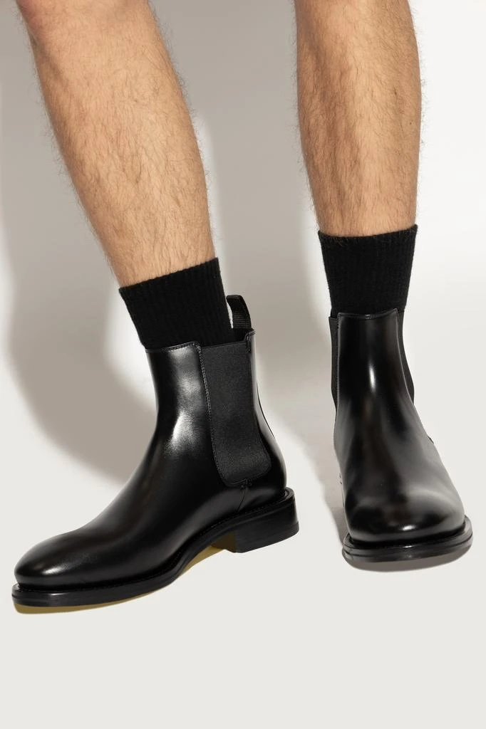 DSQUARED2 Men\'s Black Leather Ankle Boots Pierre Ankle Boots main image 4