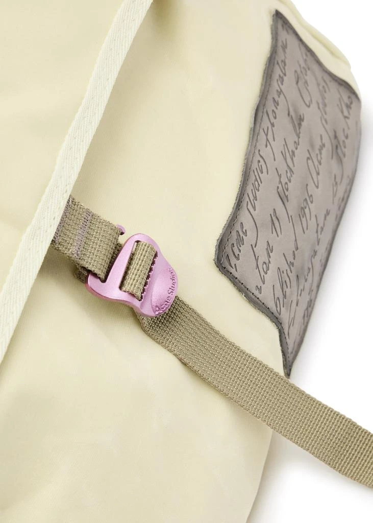 Acne Studios Andemer waxed canvas messenger bag 3