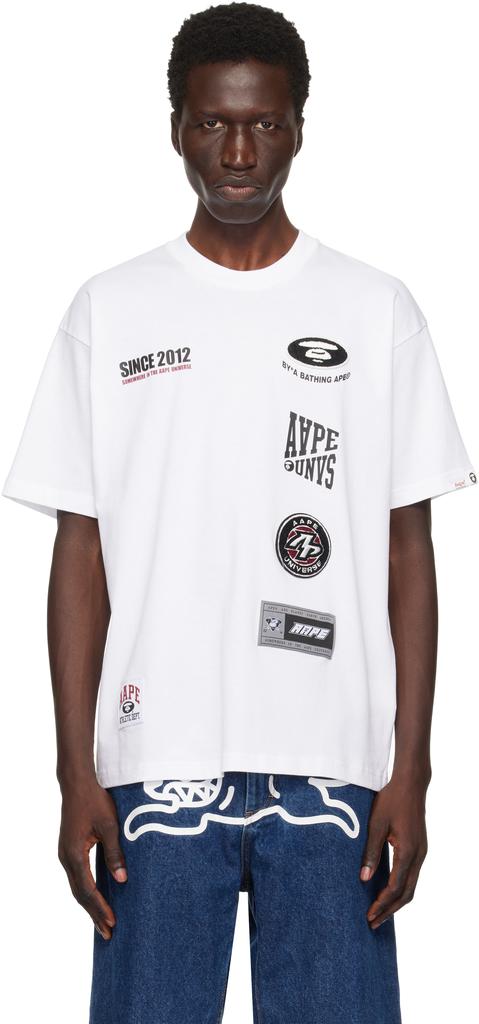 AAPE White Fancy Main T-shirt