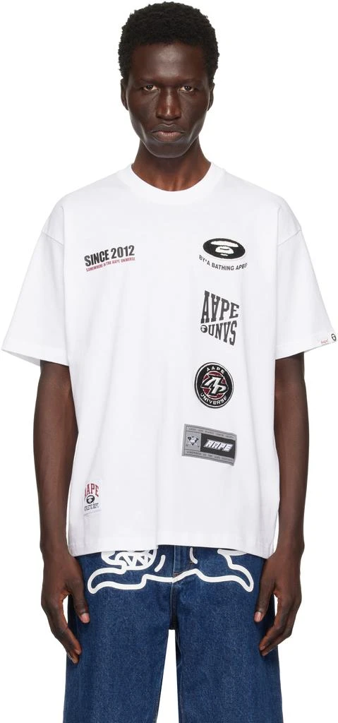 AAPE by A Bathing Ape White Fancy Main T-shirt 1