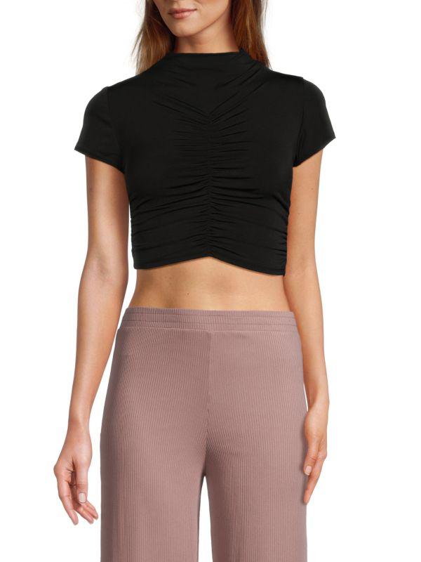 Love Ady Ruched Crop Top