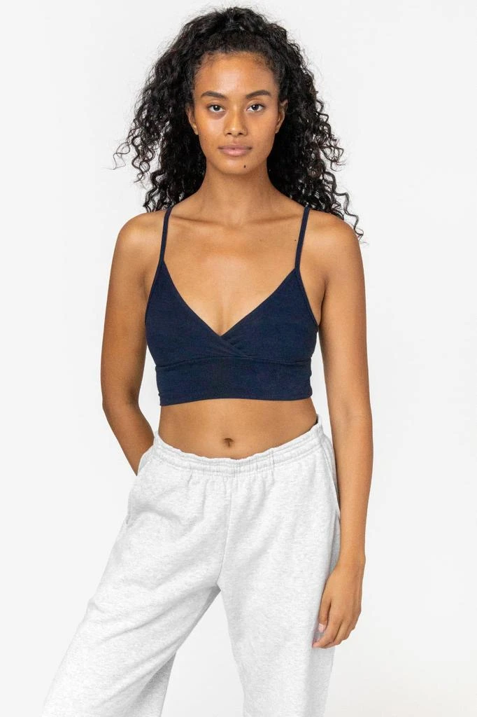 Los Angeles Apparel 83076GD - Crossover Wrap Crop Top 8