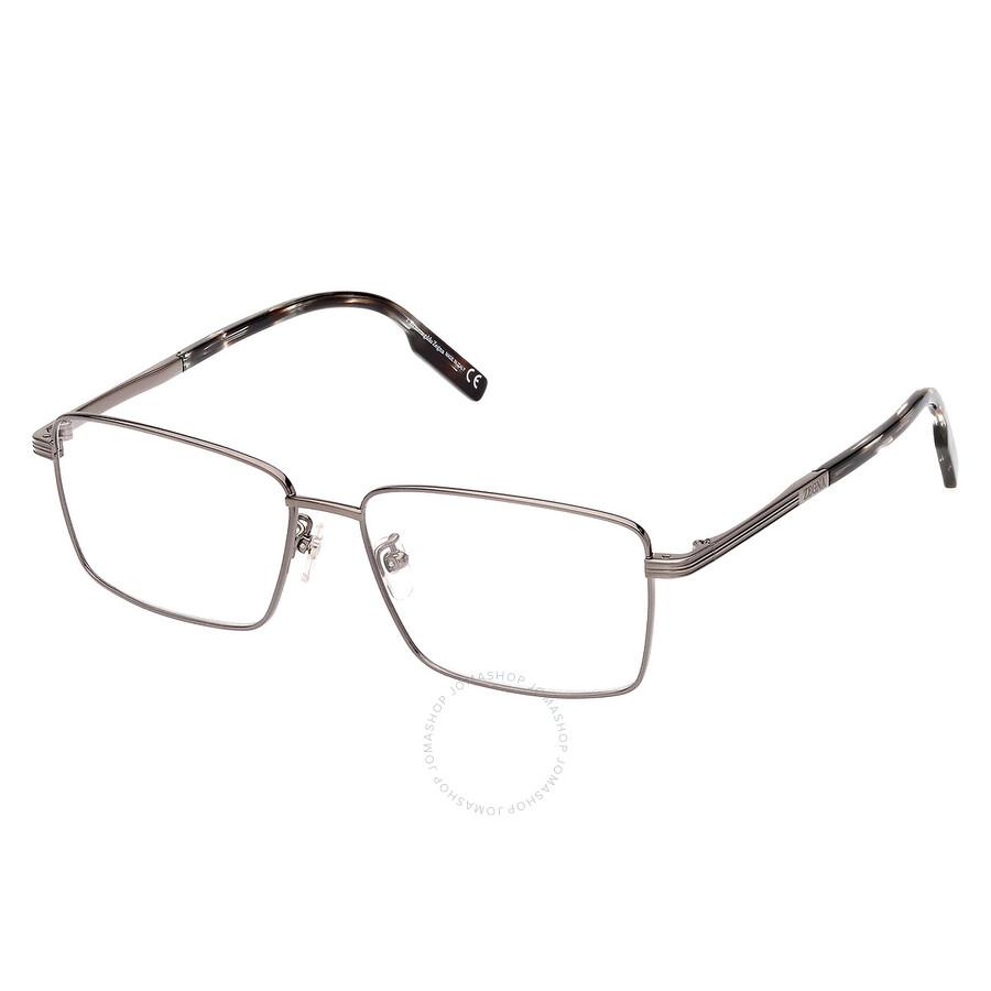 Ermenegildo Zegna Demo Rectangular Titanium Men's Eyeglasses EZ5258-H 014 56