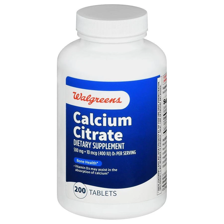 Walgreens Calcium Citrate 500 mg Tablets (100 days) 1
