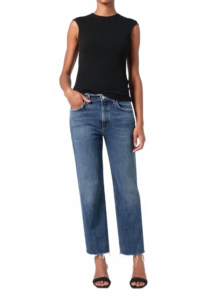 AGOLDE Becker wide-leg cotton twill chinos - Leggings