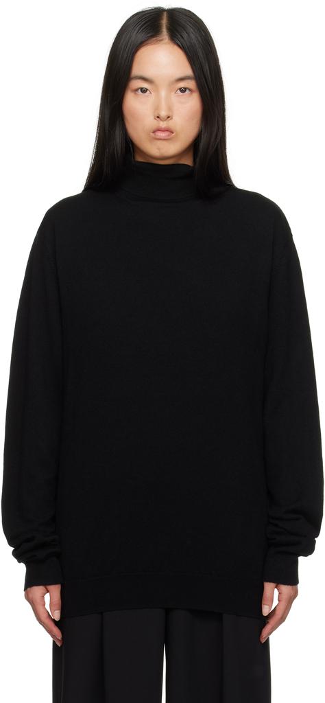 La Collection Black Fred Turtleneck