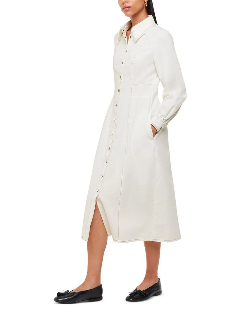 Whistles Harlowe Denim Midi Dress 5