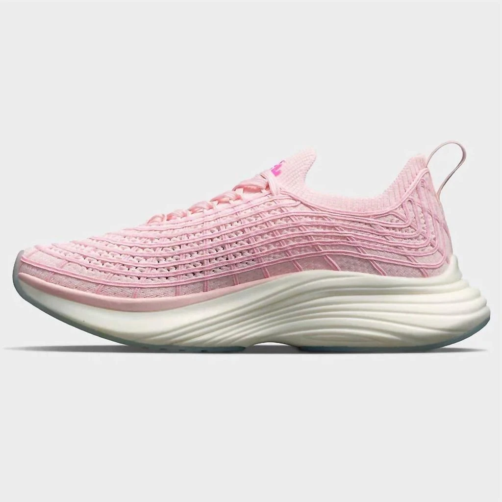 Apl Women's Techloom Zipline Sneaker In Bleached Pink/fusion Pink 3