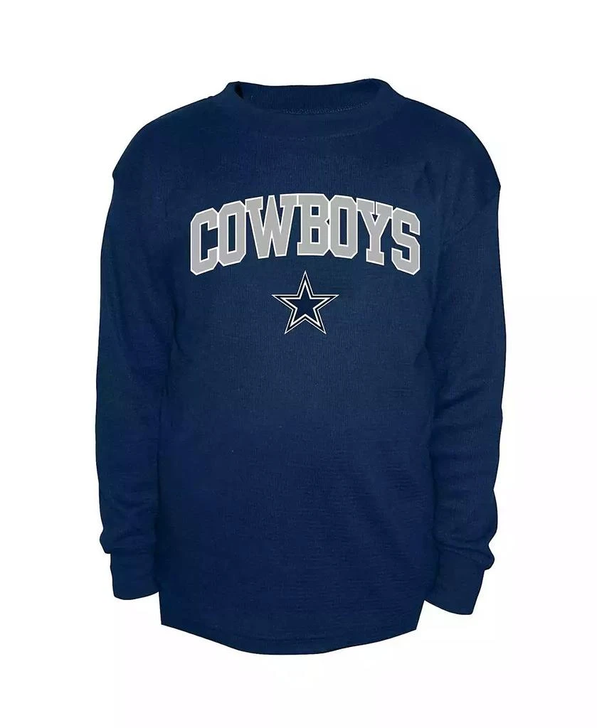 Fanatics Men's Navy Dallas Cowboys Big Tall Thermal Long Sleeve T-Shirt 1