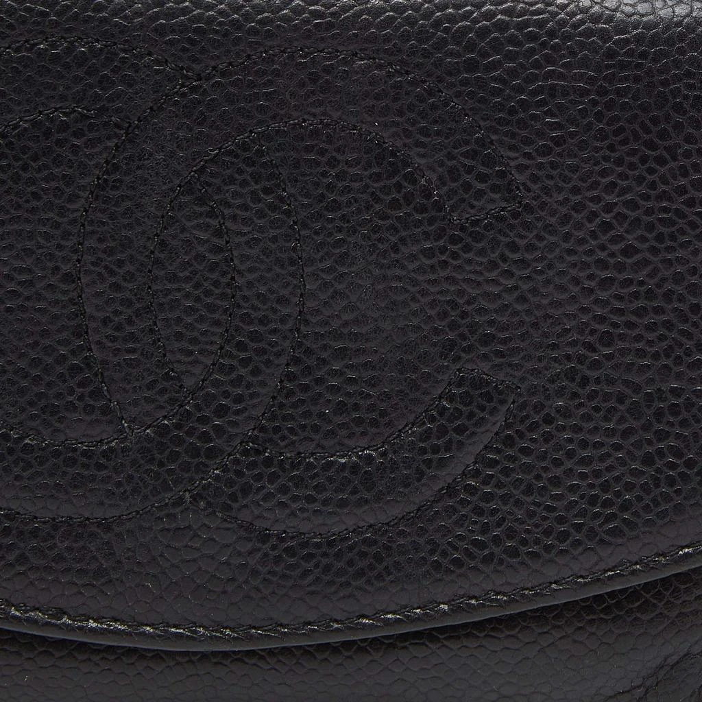 Chanel Chanel Black Caviar Leather CC Timeless Continental Wallet 5