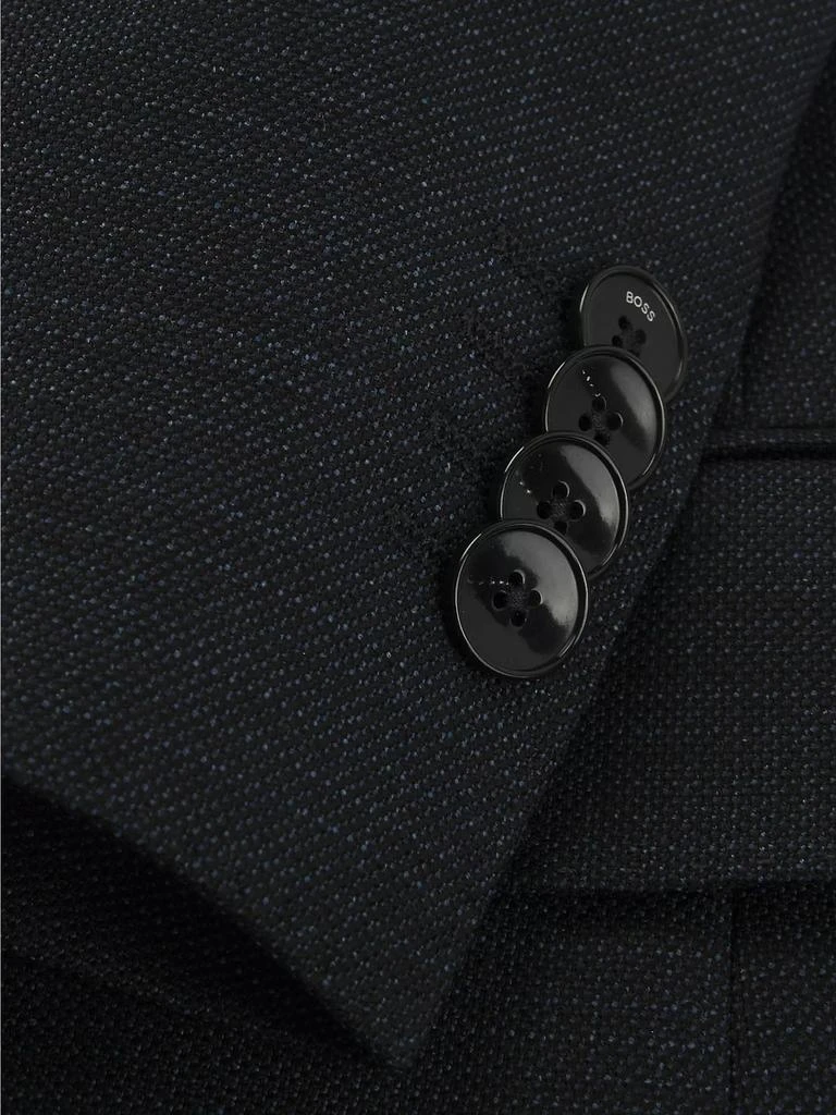 Hugo Boss Slim Fit Suit in Micro Patterned Stretch Wool 9
