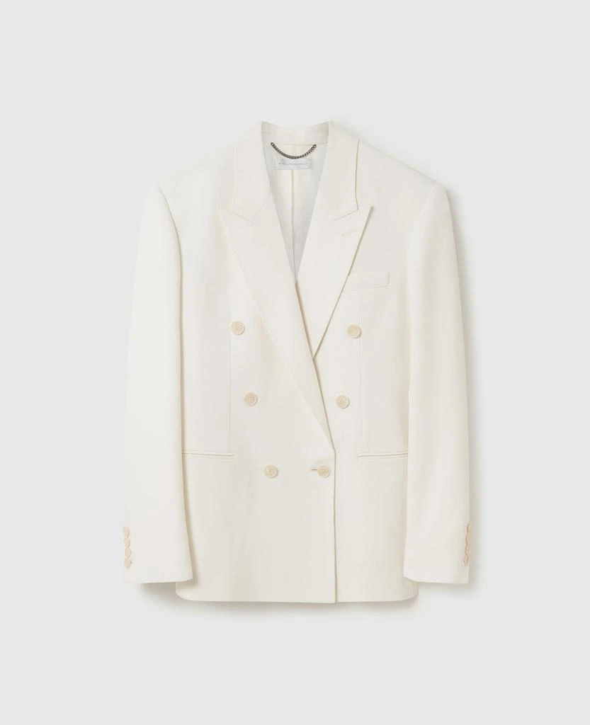 Stella McCartney Stella McCartney - Double-Breasted Tuxedo Blazer, , Size: 40