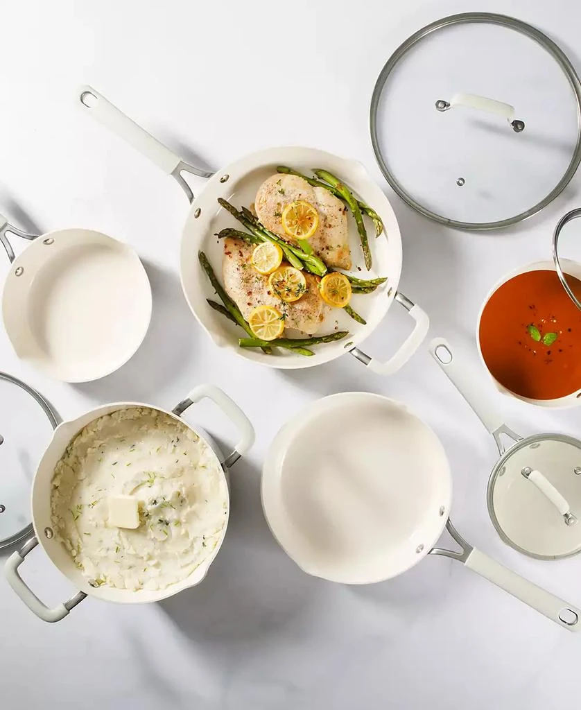 Martha Stewart Heathland Premium Non-Stick Aluminum Induction 10-Pc. Cookware Set, Exclusively at Macy’s 10
