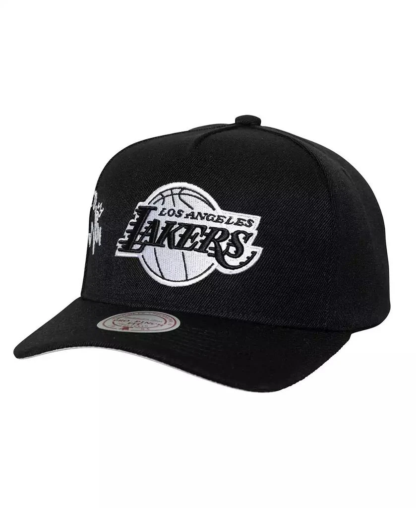 Mitchell & Ness Men's Black Los Angeles Lakers 2010 NBA Finals Born To Win Pro Crown Adjustable Hat 1