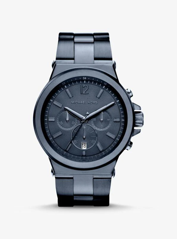 Michael Kors Oversized Dylan Navy-Tone Watch 1