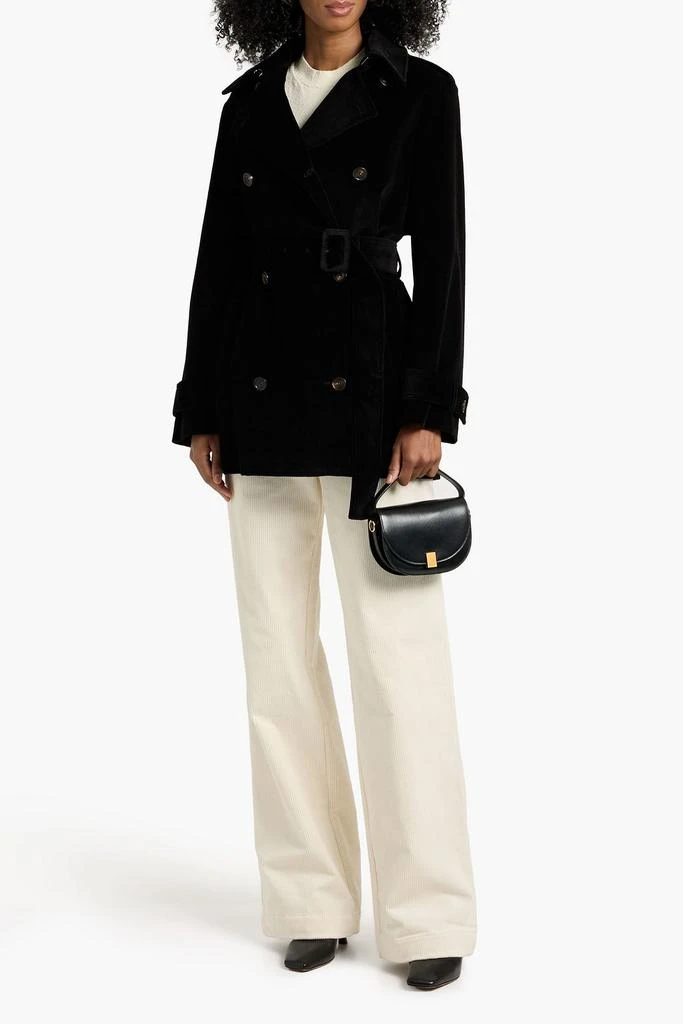 VERONICA DE PIANTE Charlotte cotton-corduroy trench coat 2