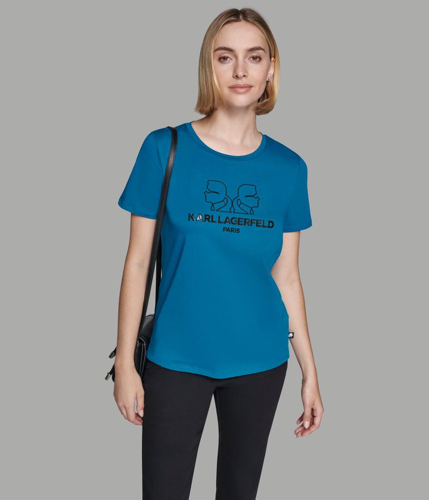 Karl Lagerfeld Paris DOUBLE KARL HEAD TEE