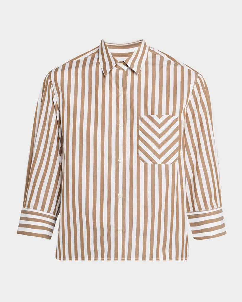 Rag & Bone Lucia Stripe Poplin Shirt