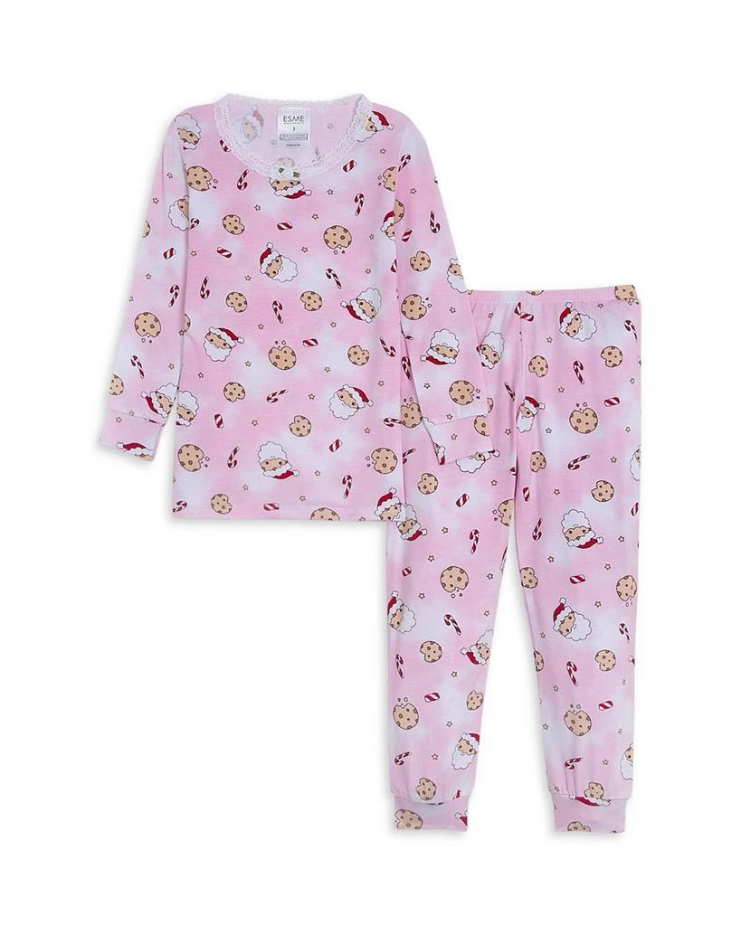 Esme Girls
Long Sleeved Christmas Pajamas Set - Little Kid 1