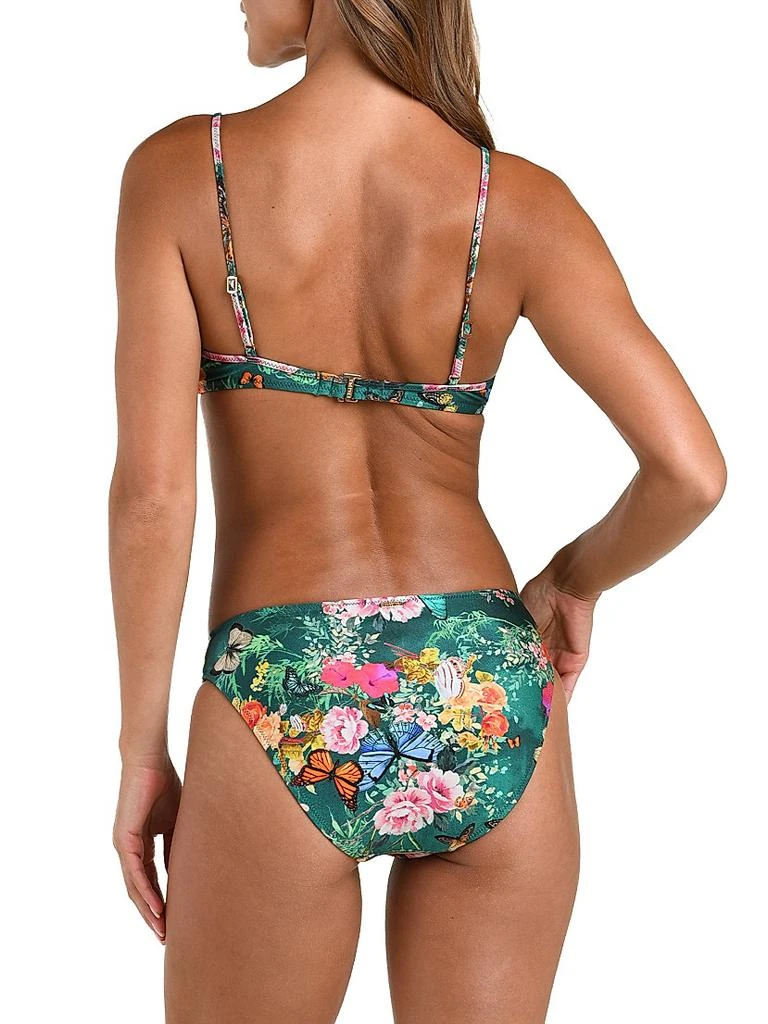 L'Agence Charonda Butterfly Yazmin Printed Triangle Bra Top 4