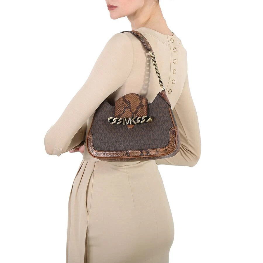 Michael Kors Small Hally Signature Logo Print Shoulder Bag 2