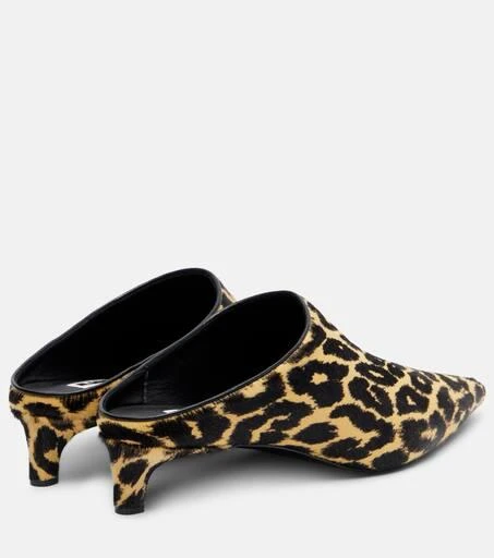 Jil Sander Pointy leopard-print calf hair mules 2