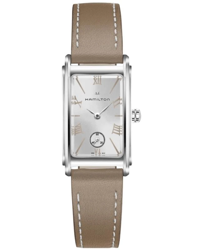 Hamilton Hamilton American Classic Ardmore Small Silver Dial Leather Strap Women's Watch H11221514 1