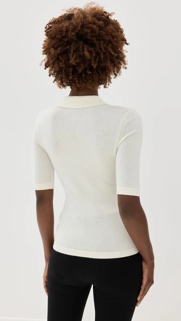 ROSETTA GETTY Open Neck Polo Sweater 2