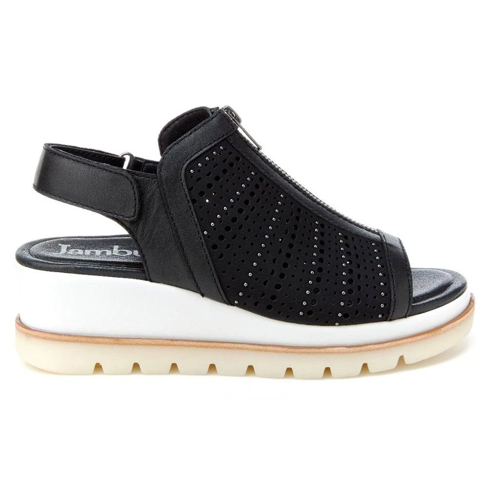 Jambu Harmonia Perforated Wedge Sandals 1