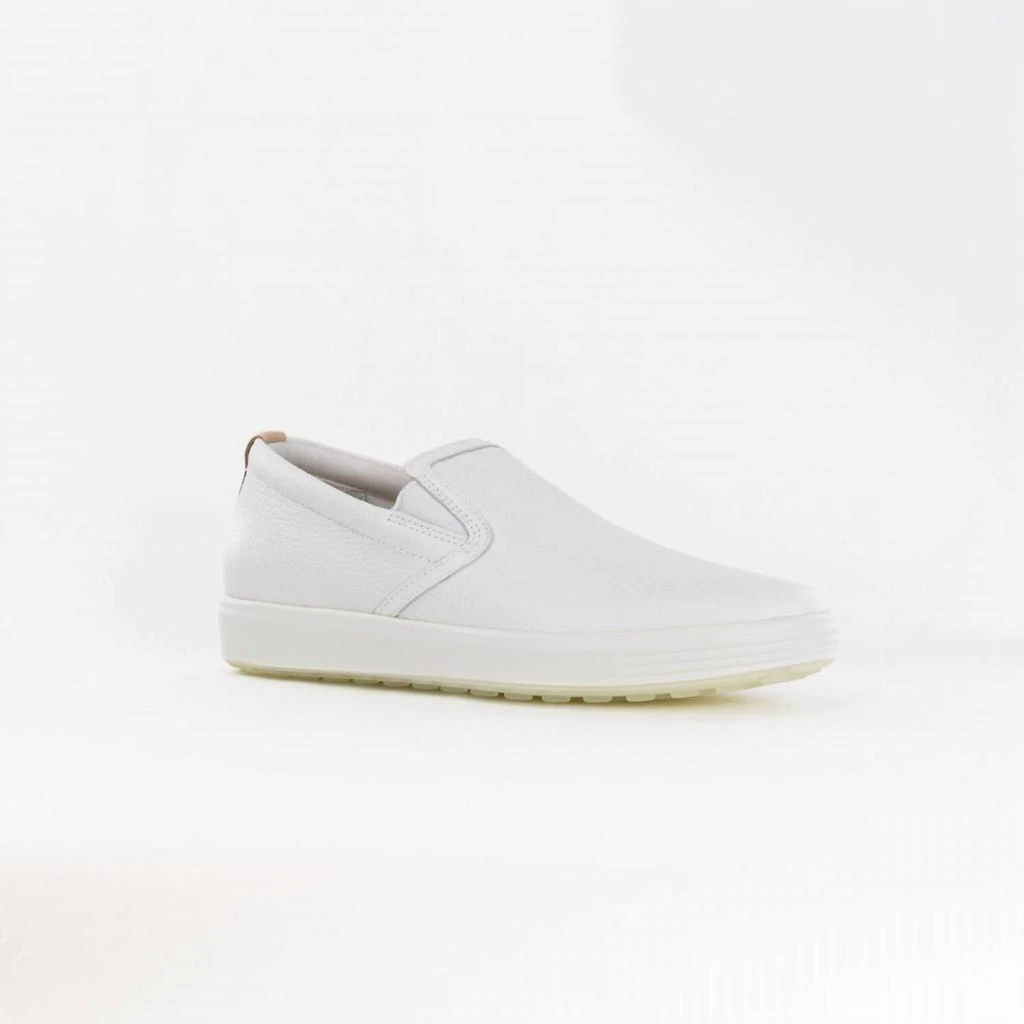 ECCO Women's Soft 7 Casual Slip On Sneakers In White/powder 2