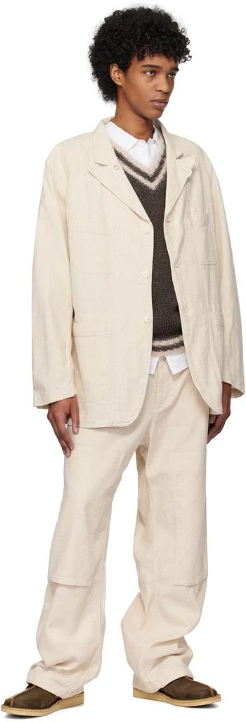 Engineered Garments Off-White Painter Trousers 4