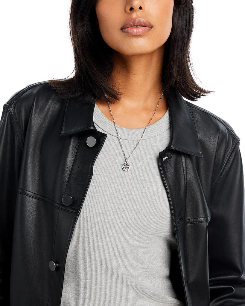 Gucci Sterling Silver Interlocking G Pendant Necklace, 17.5" 2