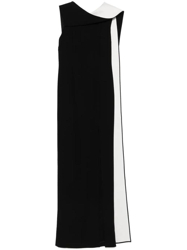 ROLAND MOURET Roland Mouret Satin Crepe Sash Gown