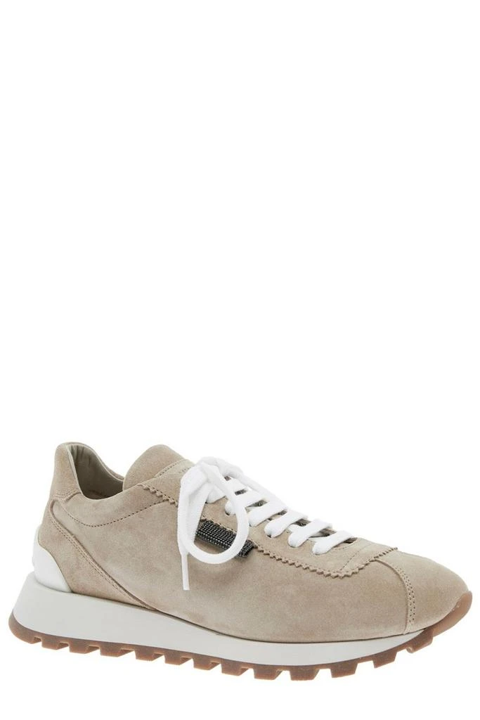 Brunello Cucinelli Brunello Cucinelli Round-Toe Lace-Up Trainers 2