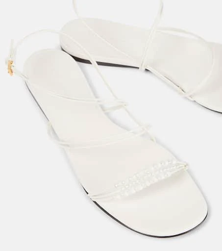Khaite Loop leather sandals 5