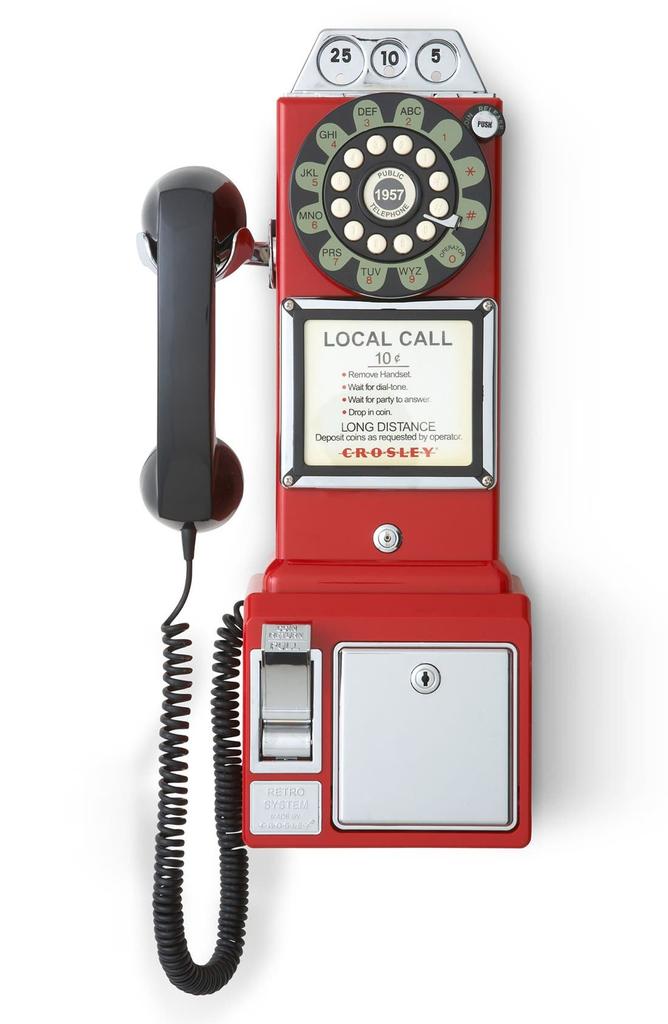 Crosley 'Pay Phone' Wall Phone