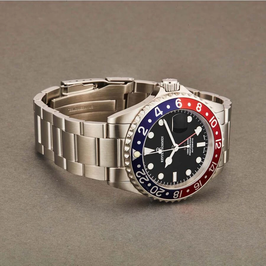 Revue Thommen Diver Black Dial Pepsi Bezel Men's Watch 17572.2135 3