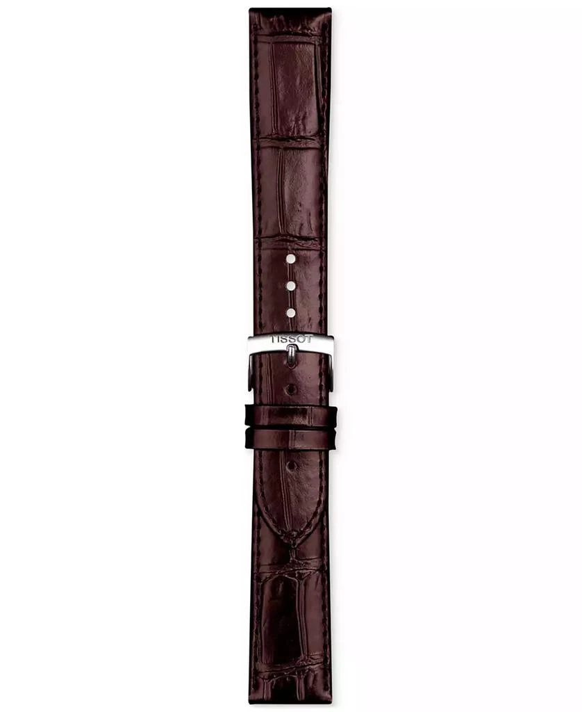 Tissot Official Interchangeable Brown Leather Watch Strap 1