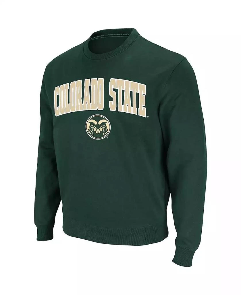 Colosseum Men's Colorado State Rams Arch & Logo Tackle Twill Pullover Sweatshirt 4