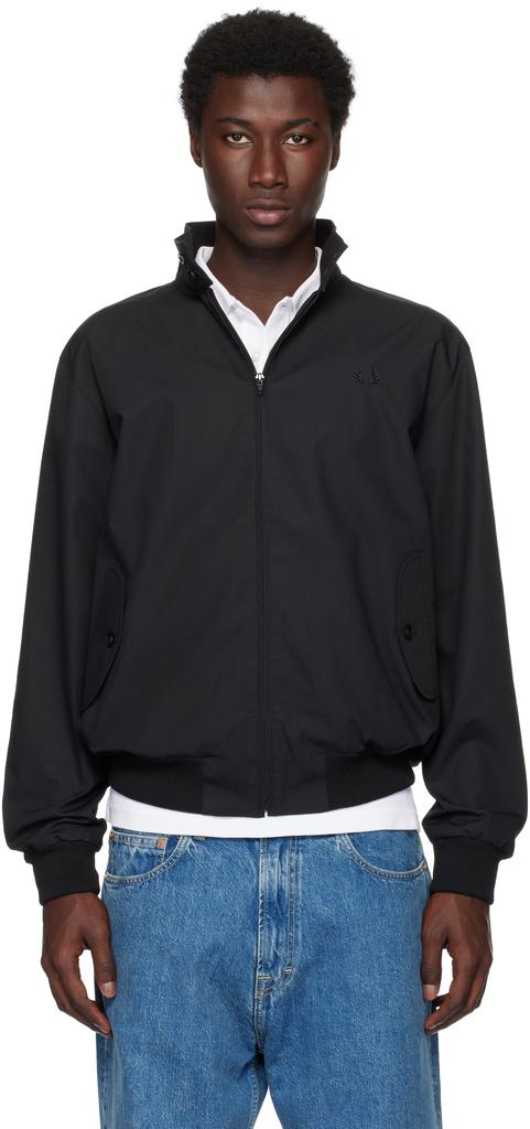 Shop Fred Perry patch pocket sports jacket in light beige on