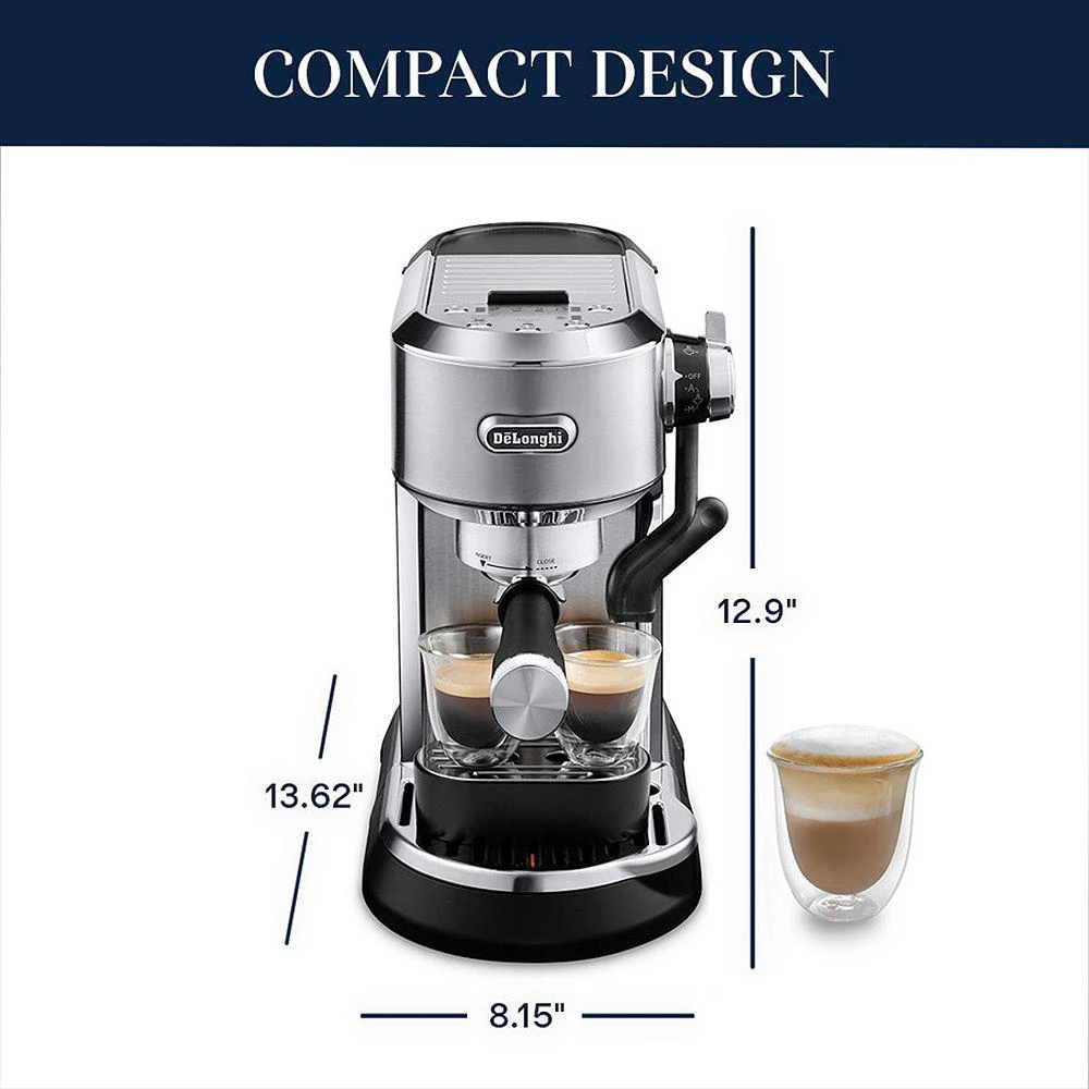 De'Longhi Dedica Maestro Plus Espresso Machine 10