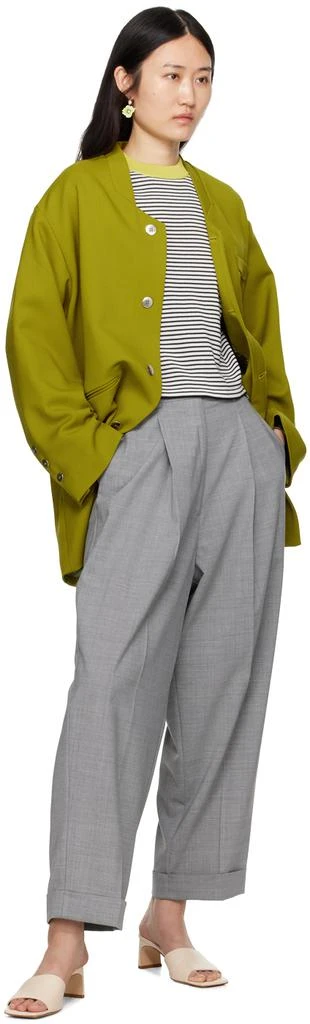 Cordera Gray Tailoring Masculine Trousers 4