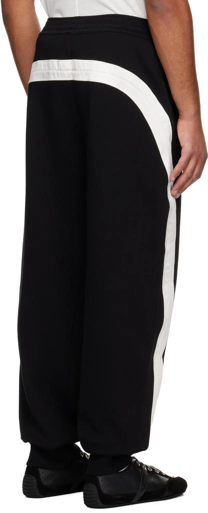 Givenchy Black Open Seam Contrast Sweatpants 3