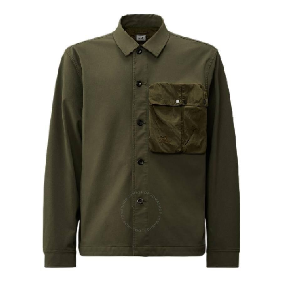 CP Company GD Shell Mixed Buttoned Overshirt